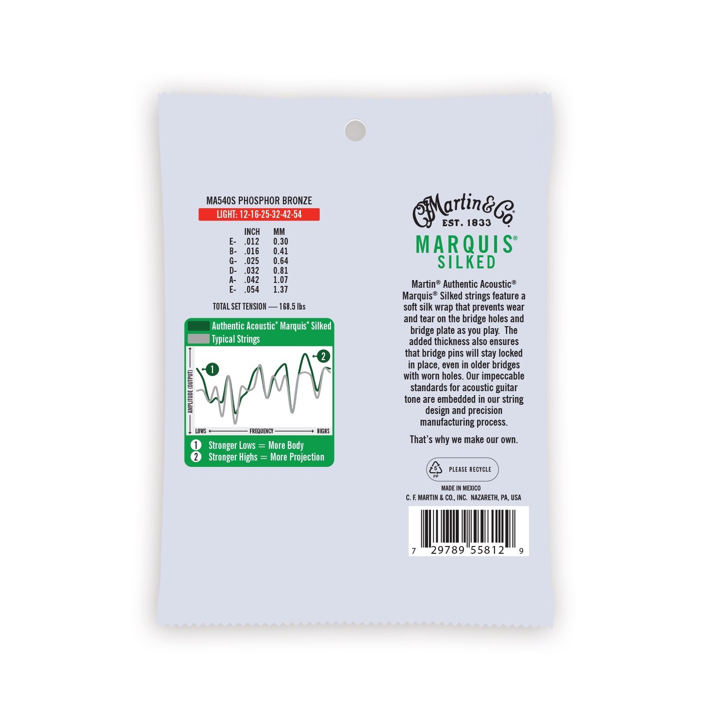 Authentic Acoustic Marquis® Silked Guitar Strings Phosphor Bronze image number 2